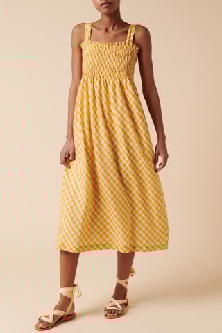Robe longue - 
Jaune