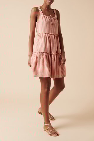 Robe droite - 
Pêche