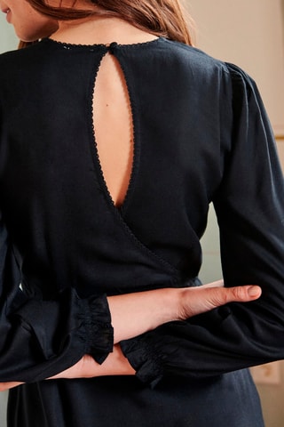 Rechte Jurk - 
Zwart