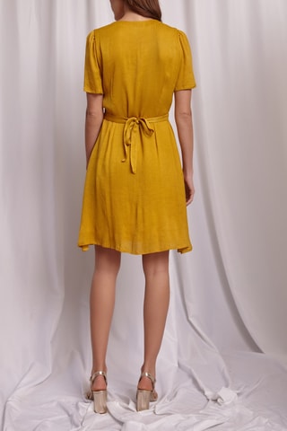 Robe chemise - 
Moutarde