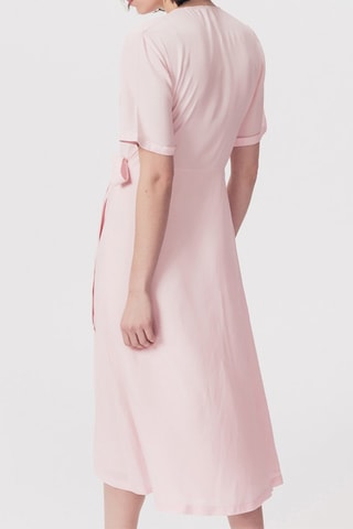 Robe portefeuille Rozana Rose poudré