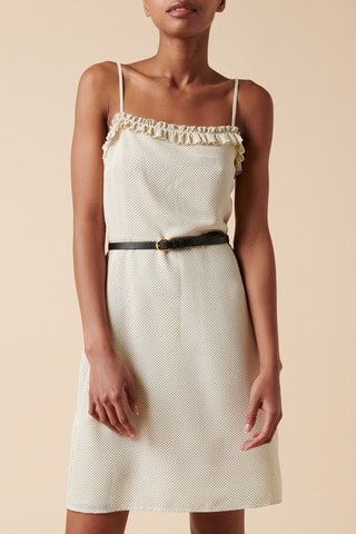 Robe droite - 
Blanc