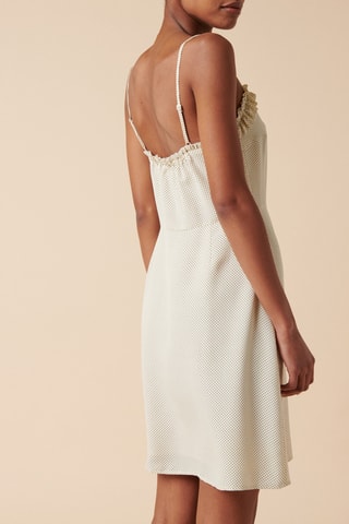 Robe droite - 
Blanc