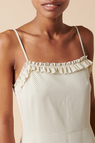 Robe droite - 
Blanc