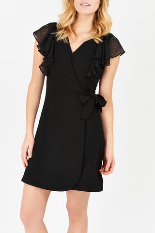 Robe portefeuille Noir