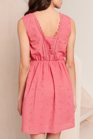 Robe droite - 
Rose