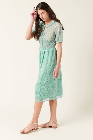 Robe midi Romaine - Vert