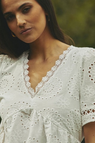 Robe patineuse Renette - Blanc