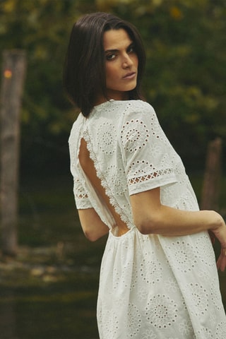 Robe patineuse Renette - Blanc