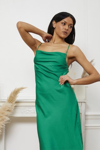 Robe midi Reyna - Vert