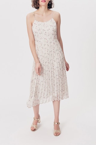 Midi-jurk Realde Ecru