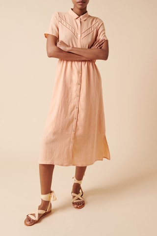 Robe chemise - 
Rose