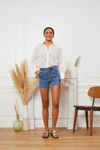 Chemisier Calina - Blanc