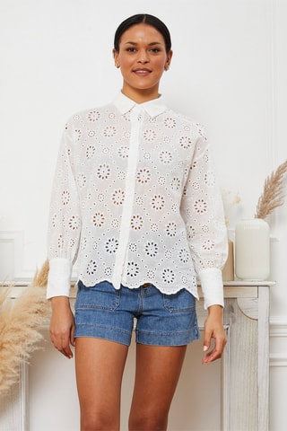 Chemisier Calina - Blanc