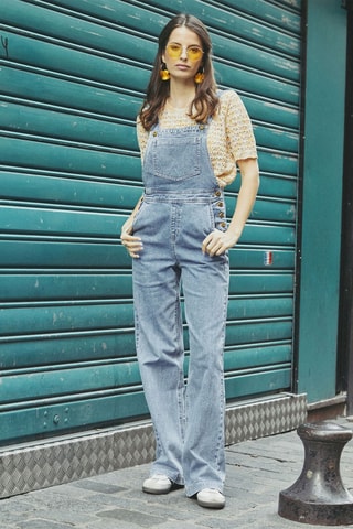 Salopette Yvette - Bleu