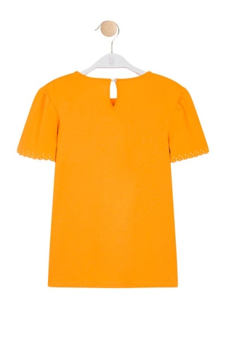 T-shirt Afesty - Mosterdgeel