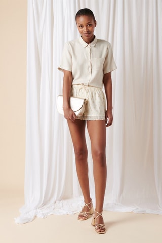 Short relaxed Iso - Beige