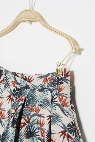 Jupe patineuse Jokary - Blanc et vert