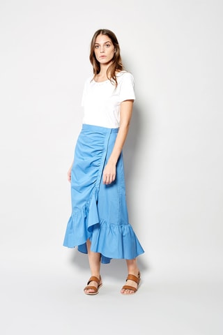 Jupe portefeuille Josefa - Bleu