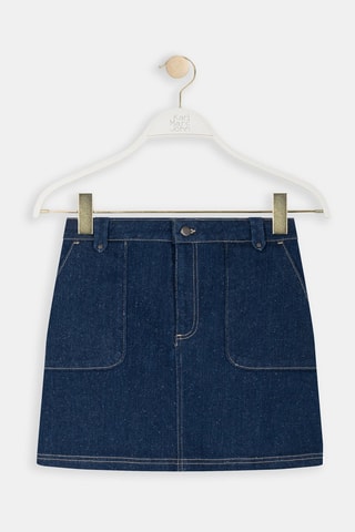 Jupe droite en jean Jiggy - Bleu