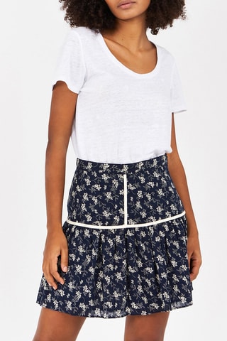 Jupe patineuse Jeannette - Bleu marine