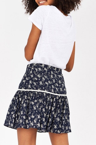 Jupe patineuse Jeannette - Bleu marine