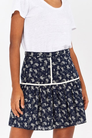 Jupe patineuse Jeannette - Bleu marine