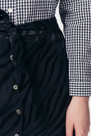 Jupe droite Jungle Noir