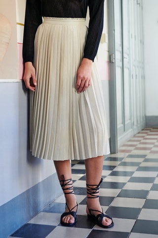 Jupe longue - 
Beige