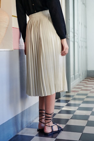 Jupe longue - 
Beige