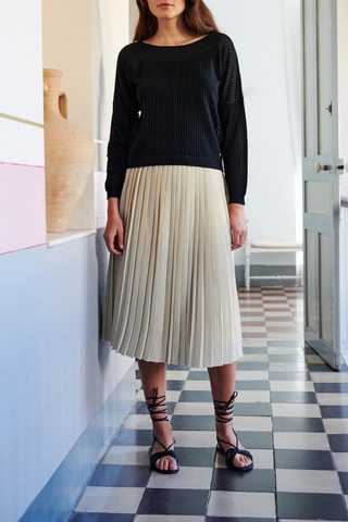 Jupe longue - 
Beige