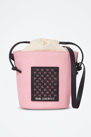 Sac seau - Rose et noir