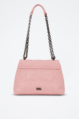 Sac porté épaule en cuir - Rose