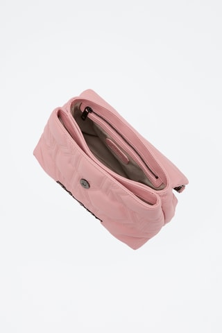 Sac porté épaule en cuir - Rose