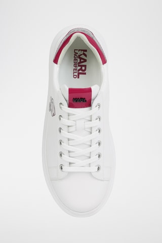 Baskets plateformes en cuir - Blanc