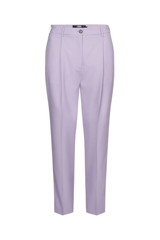 Pantalon en laine vierge - Mauve
