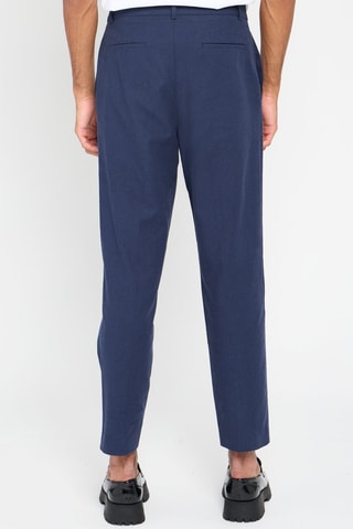 Pantalon en lin - Bleu