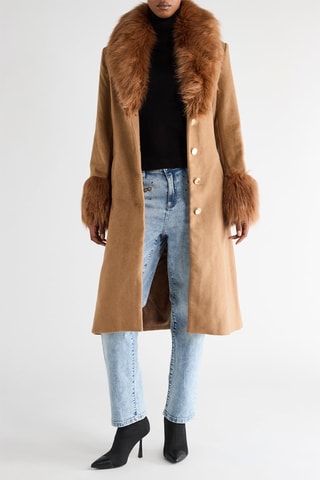 Manteau en laine - Marron