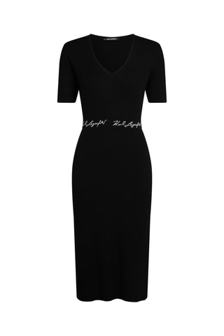 Robe midi - Noir
