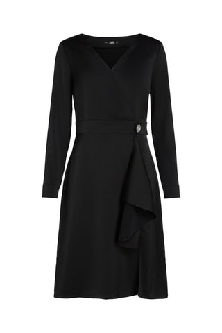 Robe portefeuille - Noir