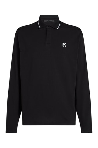 Polo en coton biologique - Noir