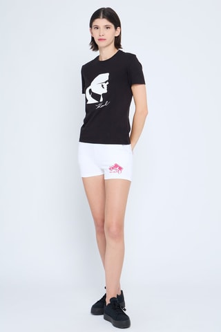 T-shirt regular en coton biologique - Noir