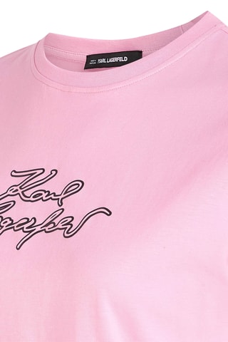 T-shirt en coton biologique - Rose