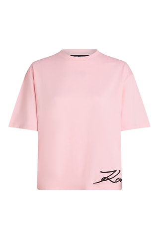 T-shirt en coton biologique - Rose