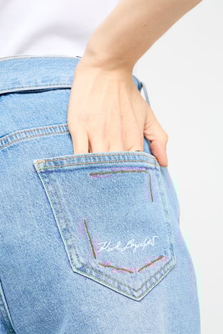 Short en jean - Bleu