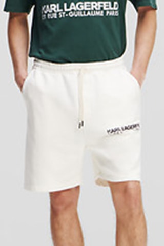 Short en coton biologique - Blanc