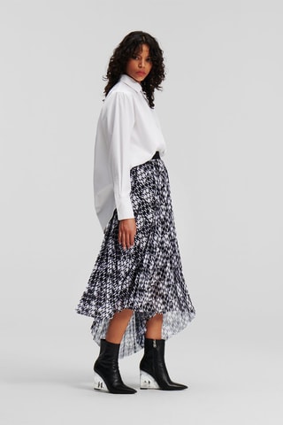 Jupe plissée - Noir et blanc