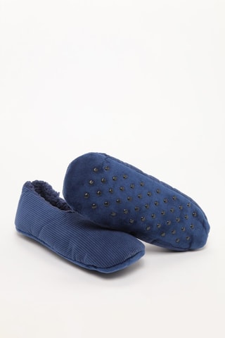 Chaussons fourrées - Bleu marine