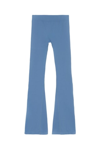 Pantalon taille haute - Bleu cobalt