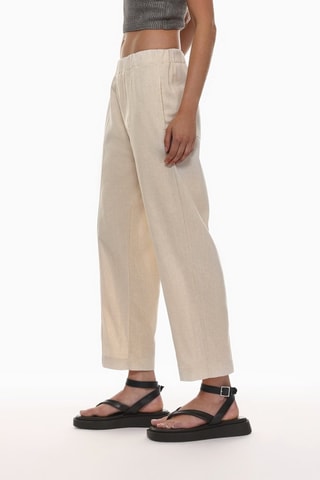 Pantalon en lin - Ecru